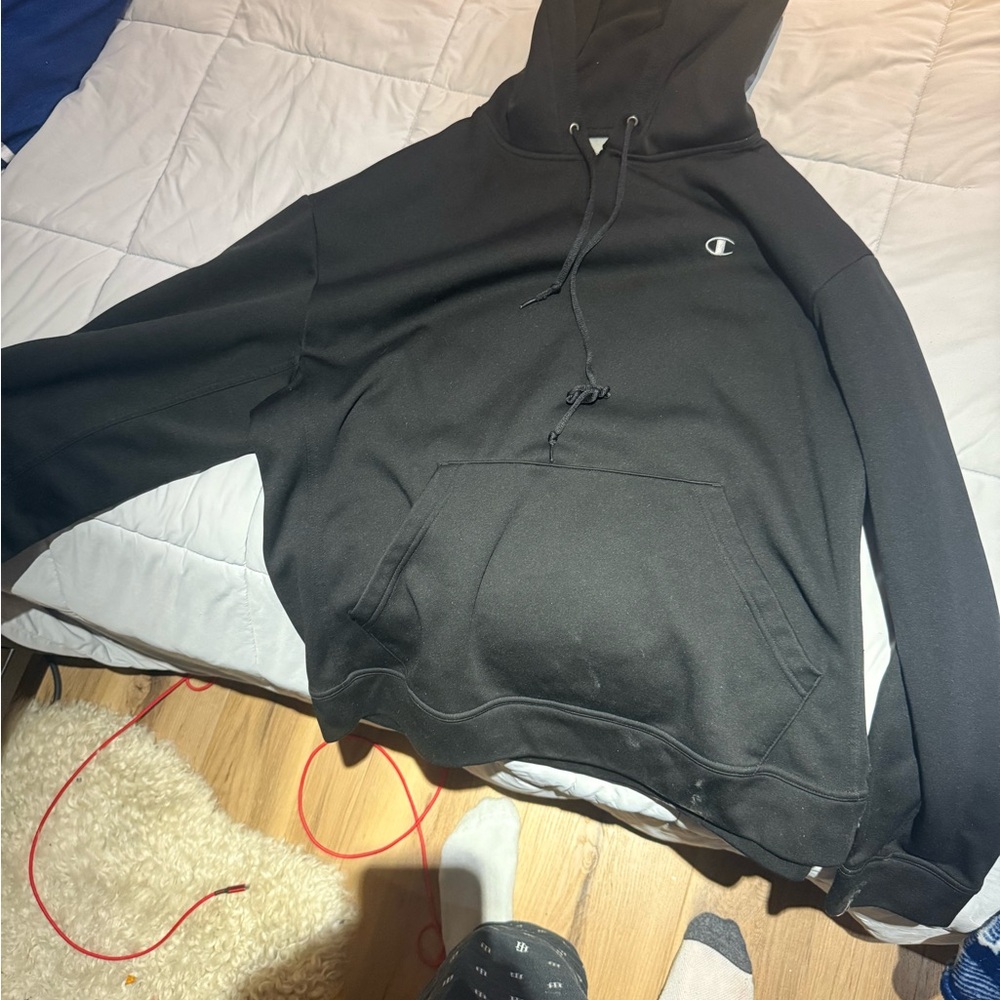 Champion Men's Black Hoodie